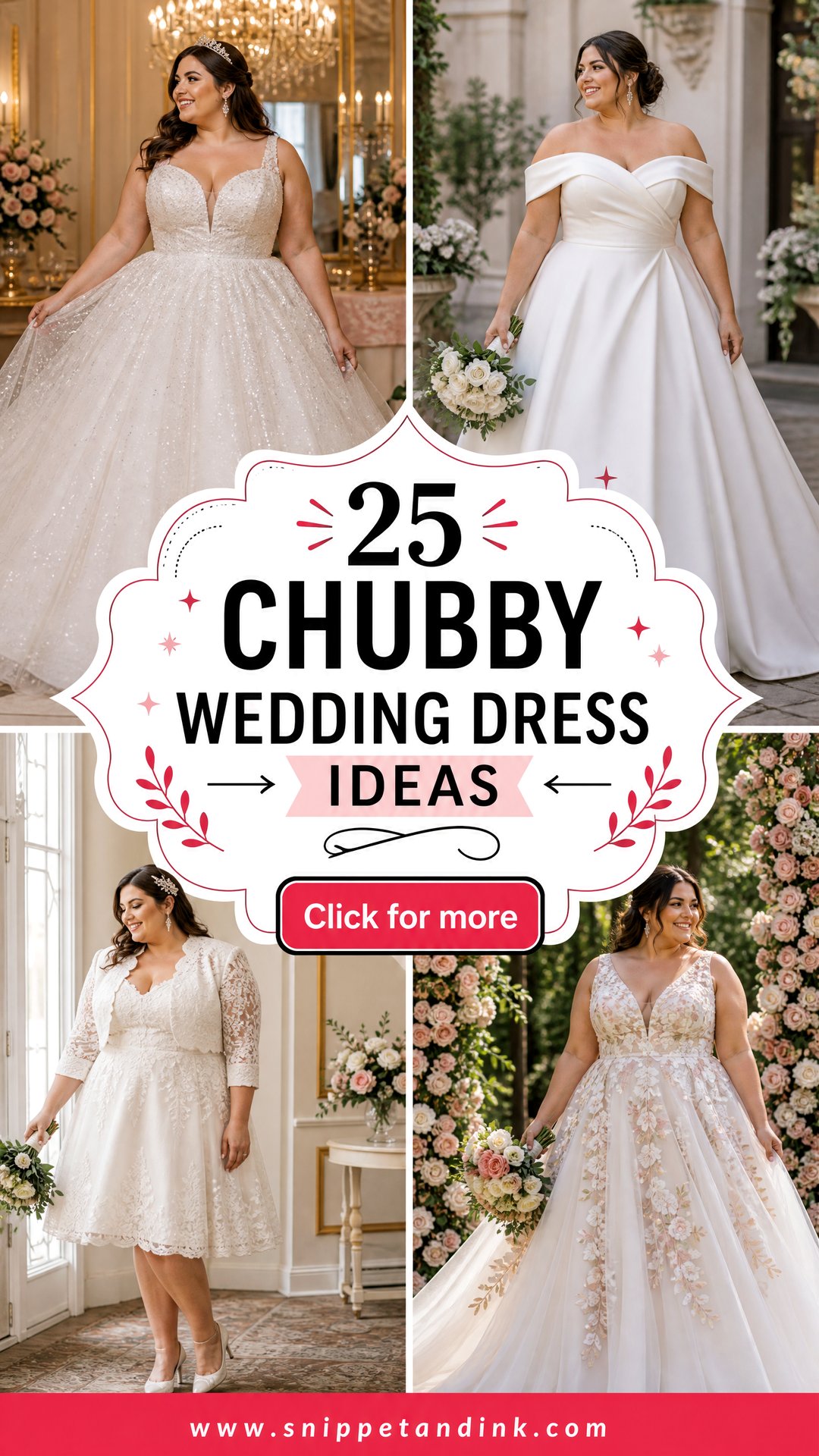 25 Chubby Wedding Dress Ideas Flattering Styles to Love - 25 Chubby Wedding Dress Ideas: Flattering Styles to Love