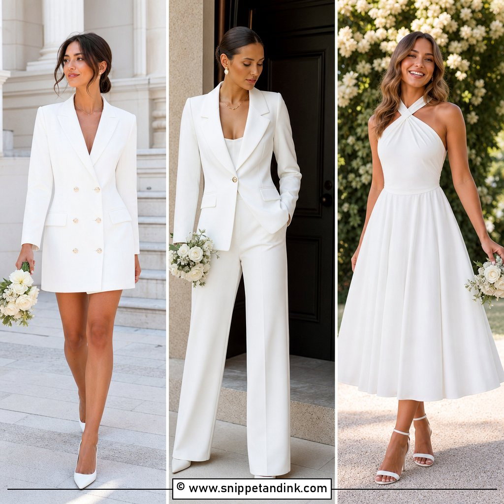 25 Civil Ceremony Dress Ideas for Chic Courthouse Brides