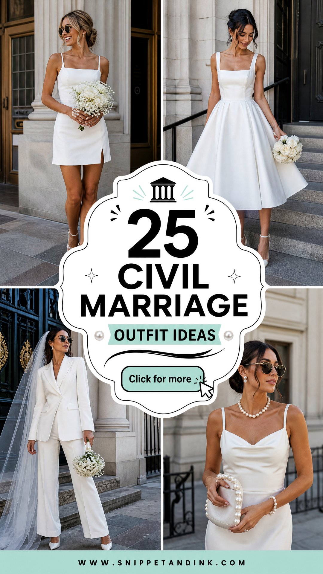 25 Civil Marriage Outfit Ideas Chic Looks for Courthouse Brides - 25 Civil Marriage Outfit Ideas: Chic Looks for Courthouse Brides