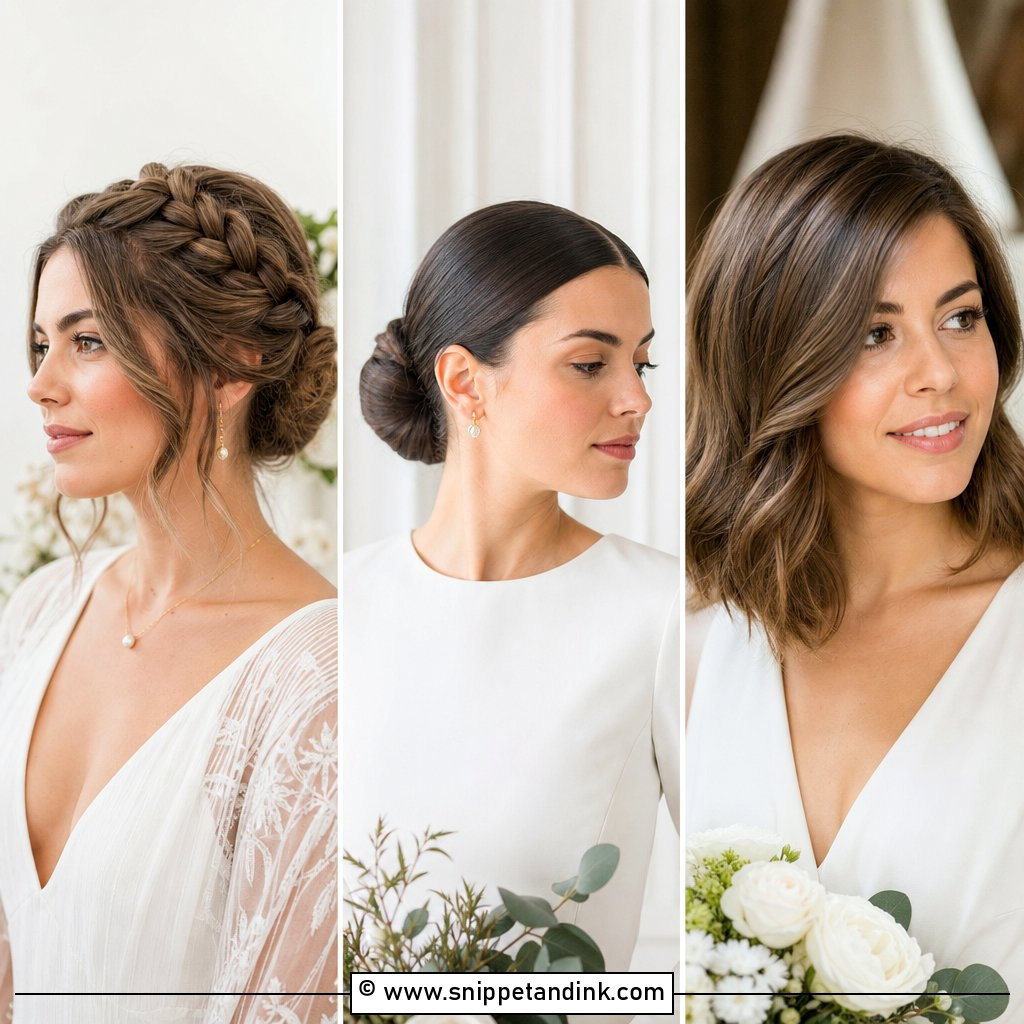 25 Civil Wedding Hairstyle Ideas for Simple Chic Ceremonies