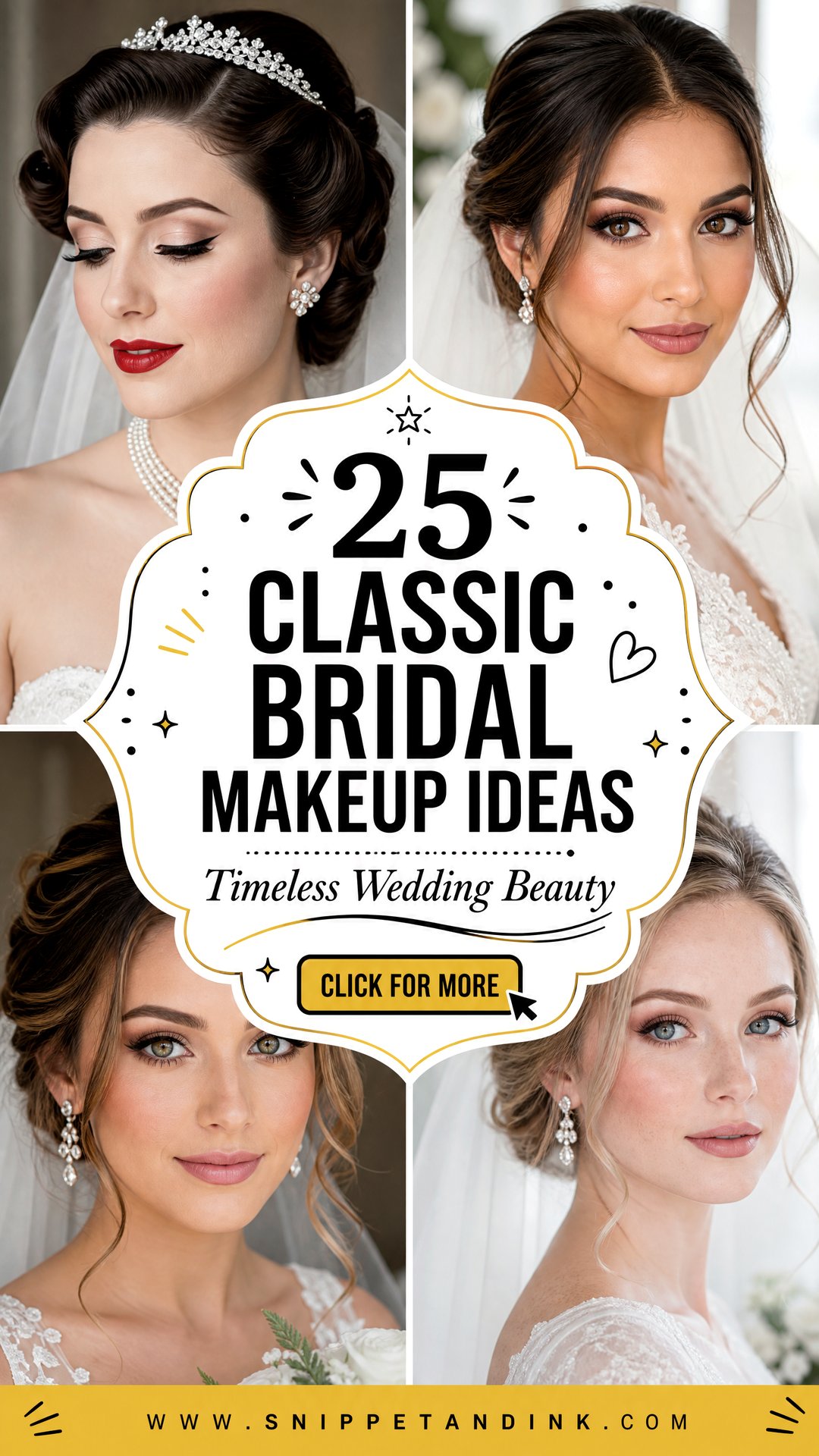 25 Classic Bridal Makeup Ideas for Timeless Wedding Beauty - 25 Classic Bridal Makeup Ideas for Timeless Wedding Beauty