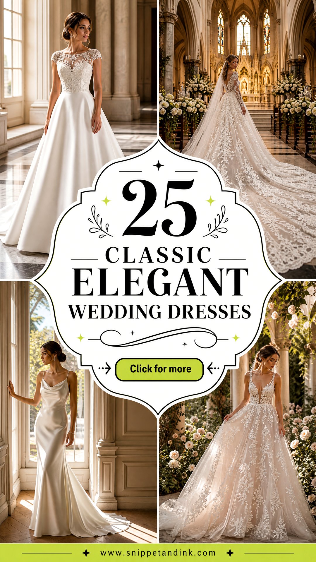 25 Classic Elegant Wedding Dresses Timeless Styles Brides Love - 25 Classic Elegant Wedding Dresses: Timeless Styles Brides Love