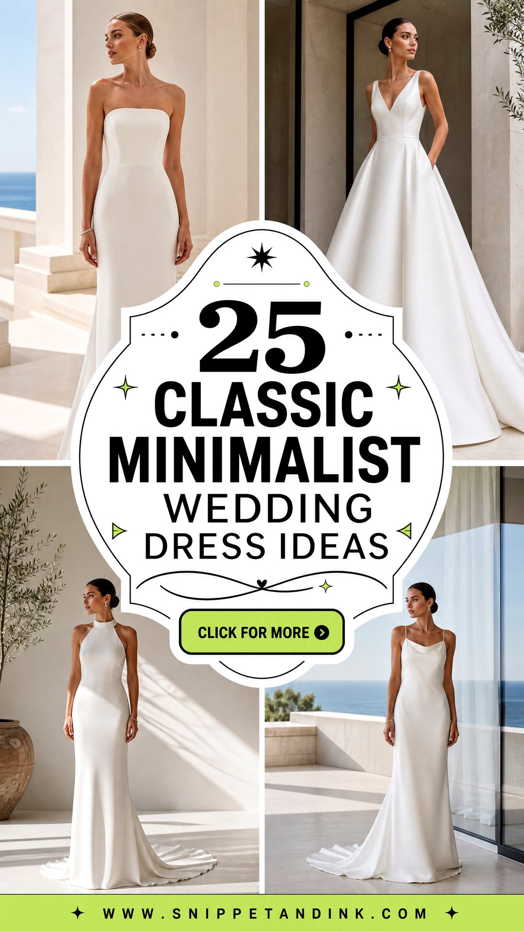 25 Classic Minimalist Wedding Dress Ideas Refined Bridal Looks - 25 Classic Minimalist Wedding Dress Ideas: Refined Bridal Looks