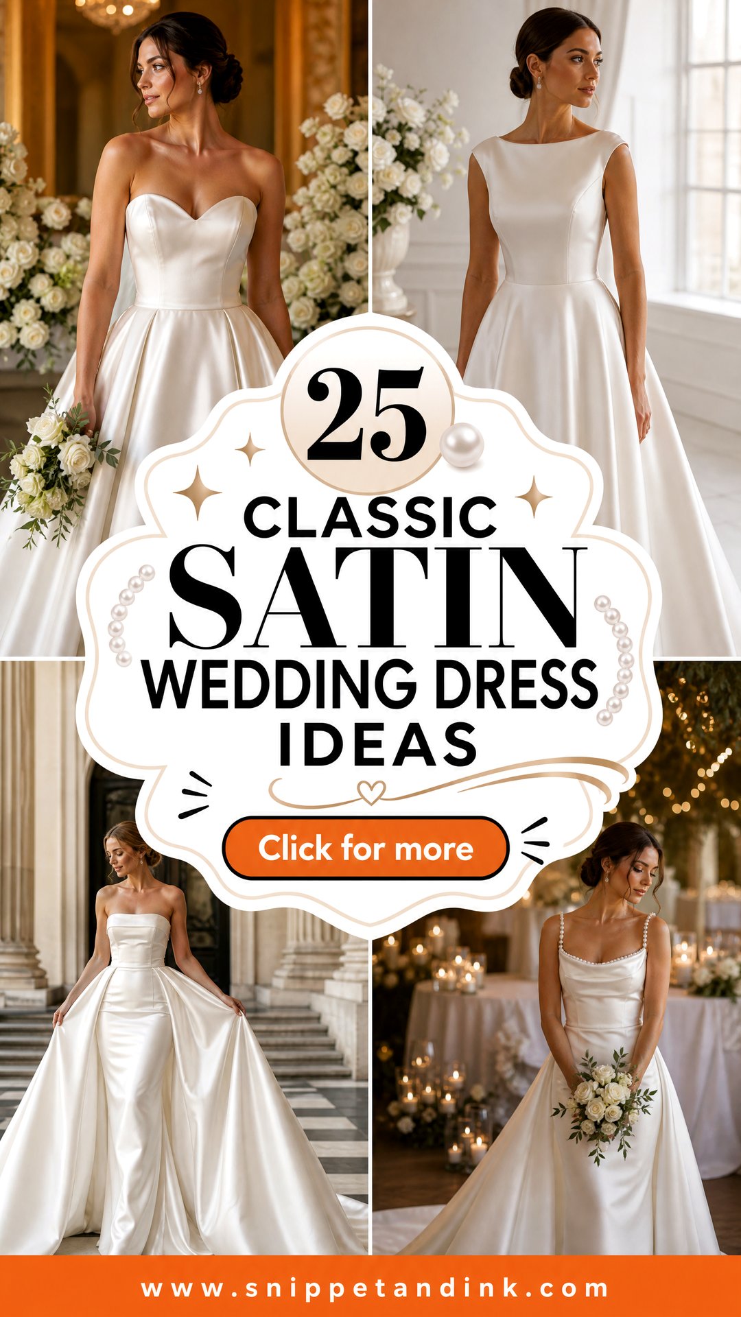 25 Classic Satin Wedding Dress Ideas Luxe Timeless Bridal Looks - 25 Classic Satin Wedding Dress Ideas: Luxe Timeless Bridal Looks