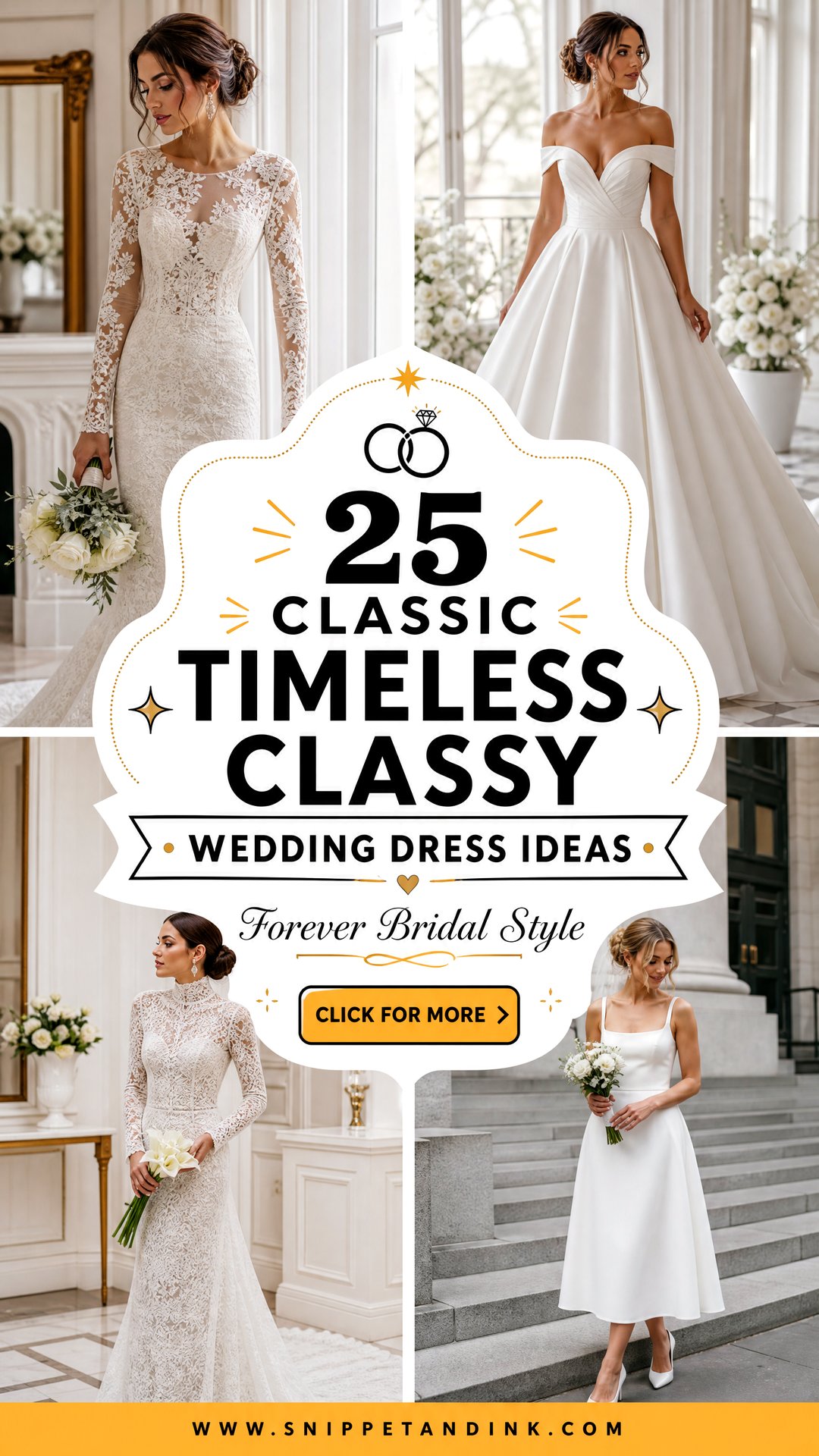 25 Classic Timeless Classy Wedding Dress Ideas Brides Love - 25 Classic Timeless Classy Wedding Dress Ideas Brides Love
