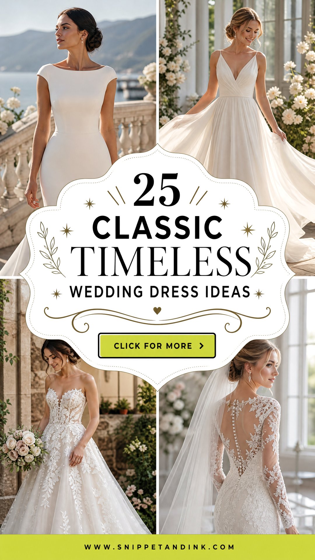 25 Classic Timeless Wedding Dress Ideas Enduring Bridal Style - 25 Classic Timeless Wedding Dress Ideas: Enduring Bridal Style