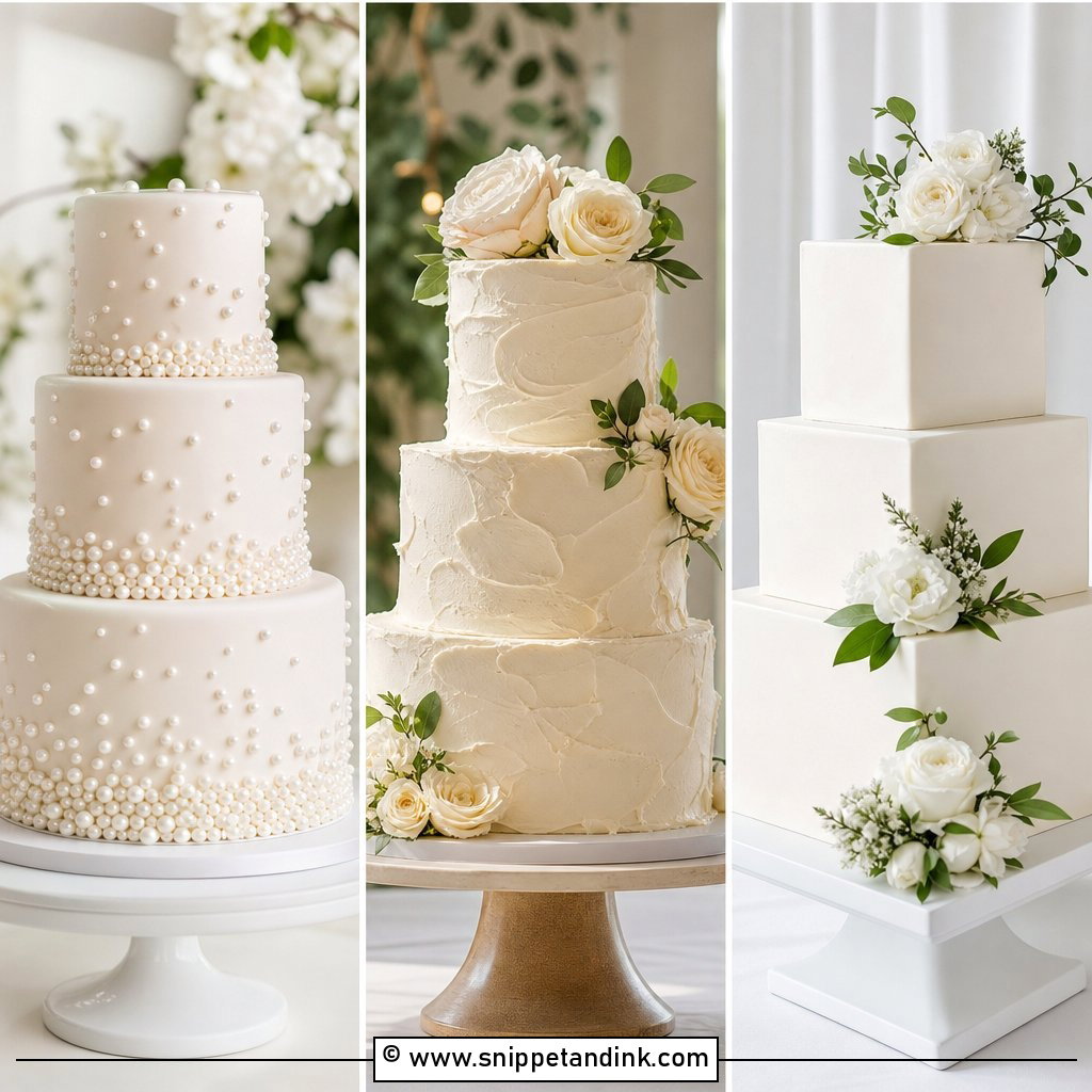 25 Classy Wedding Cakes for a Timeless Reception Style