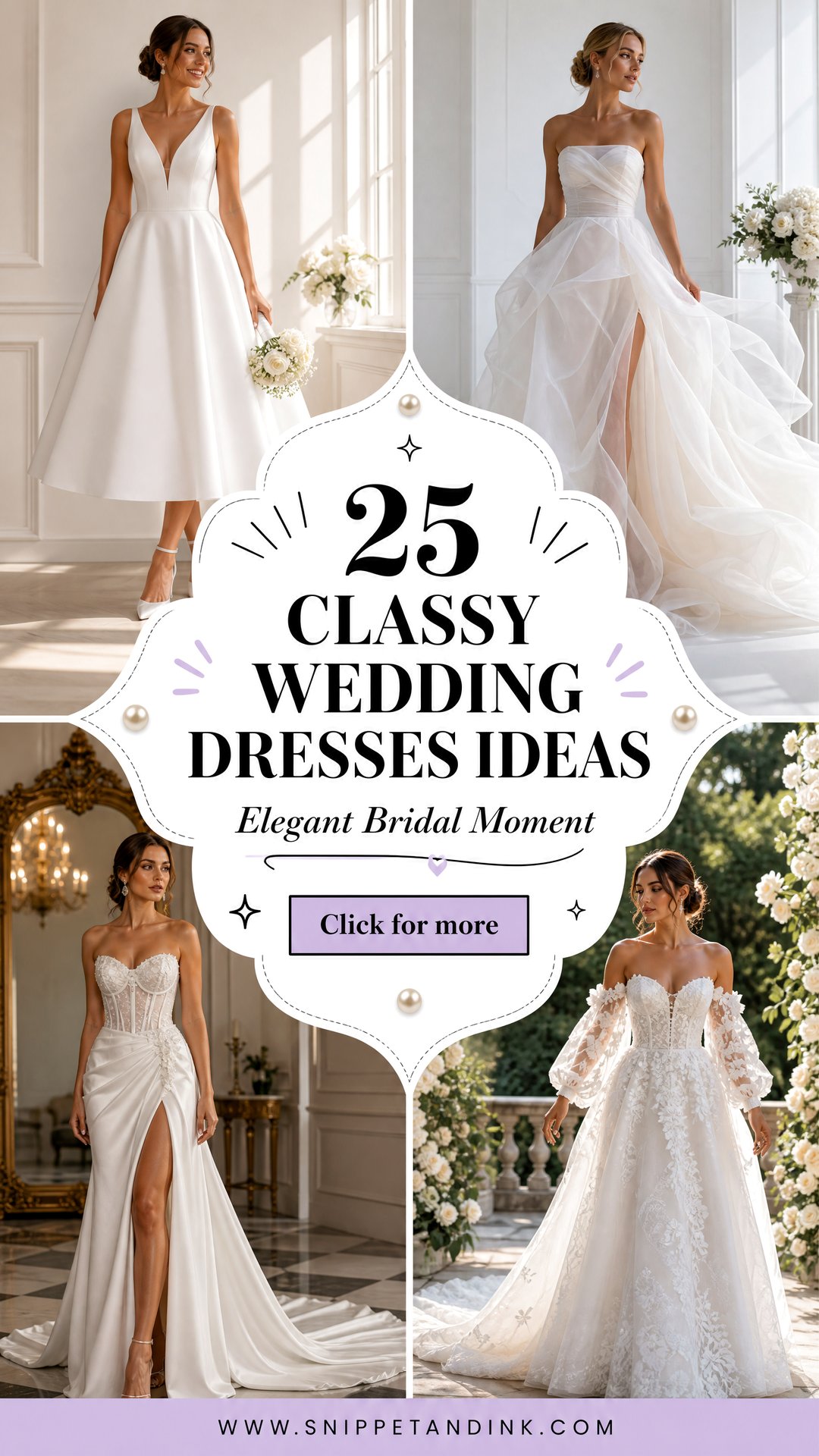 25 Classy Wedding Dresses for an Elegant Bridal Moment - 25 Classy Wedding Dresses for an Elegant Bridal Moment