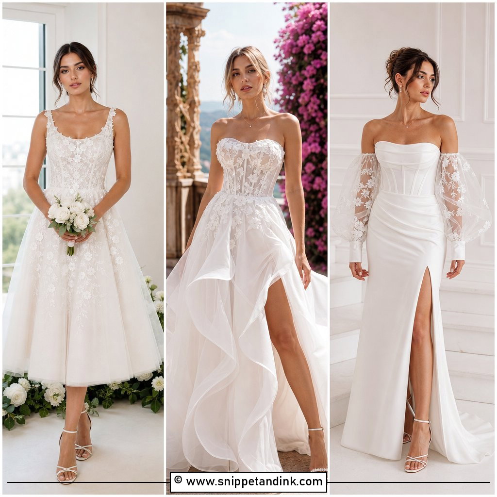 25 Classy Wedding Dresses for an Elegant Bridal Moment