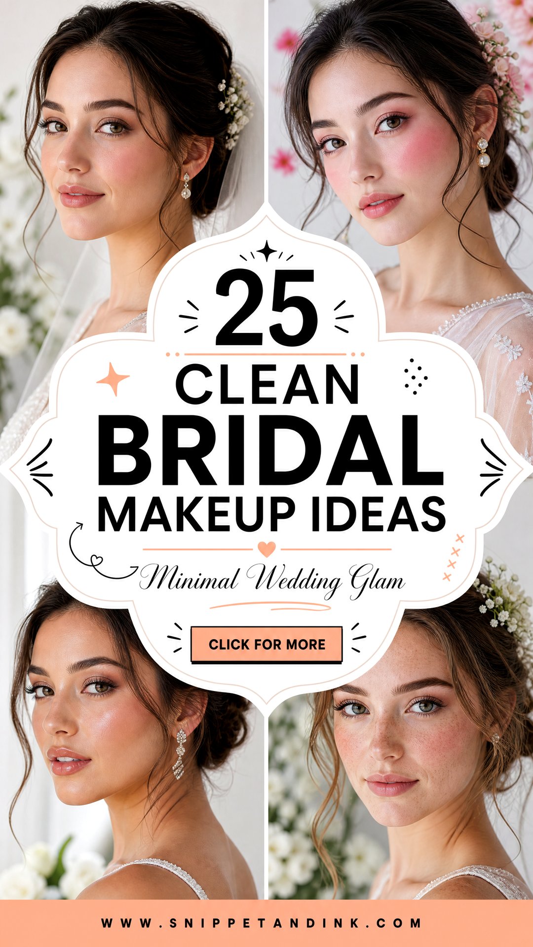 25 Clean Bridal Makeup Ideas for Fresh Minimal Wedding Glam - 25 Clean Bridal Makeup Ideas for Fresh, Minimal Wedding Glam