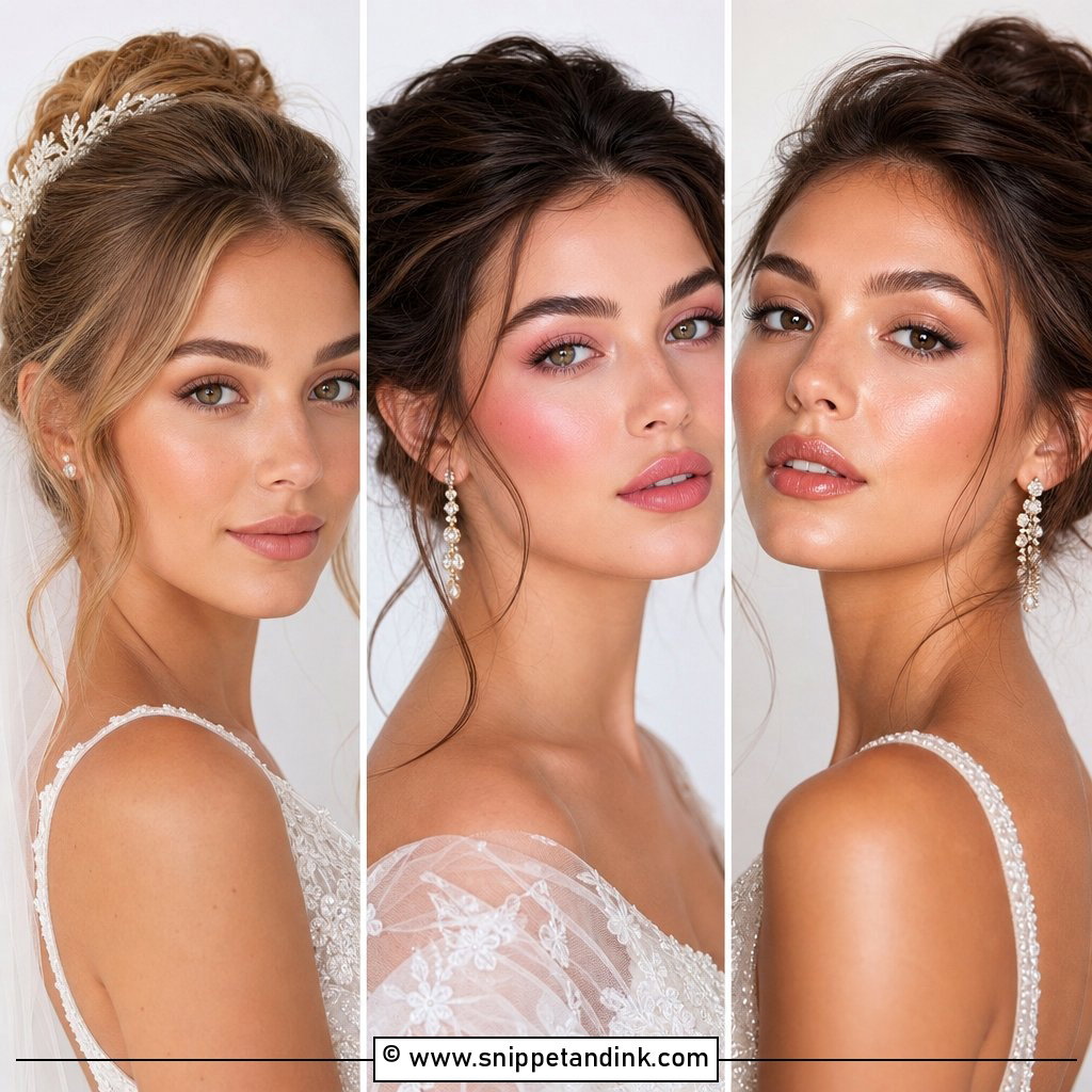 25 Clean Bridal Makeup Ideas for Fresh Minimal Wedding Glam