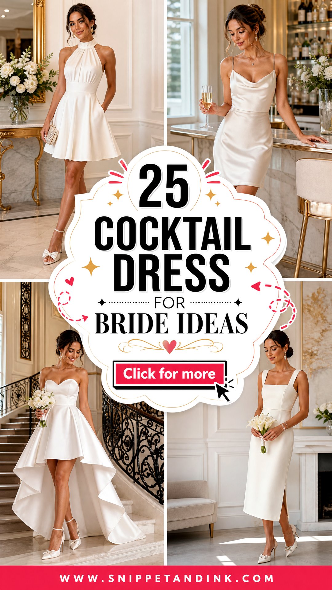 25 Cocktail Dress for Bride Ideas for Chic Modern Brides - 25 Cocktail Dress for Bride Ideas for Chic Modern Brides