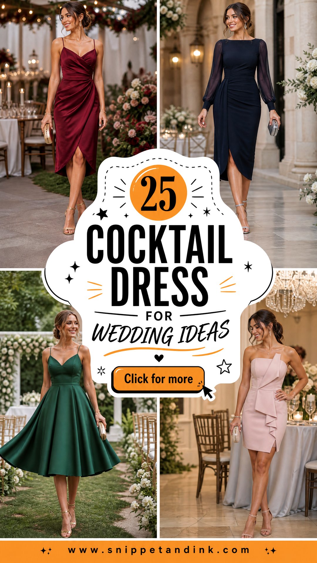 25 Cocktail Dress for Wedding Ideas for Every Dress Code - 25 Cocktail Dress for Wedding Ideas for Every Dress Code