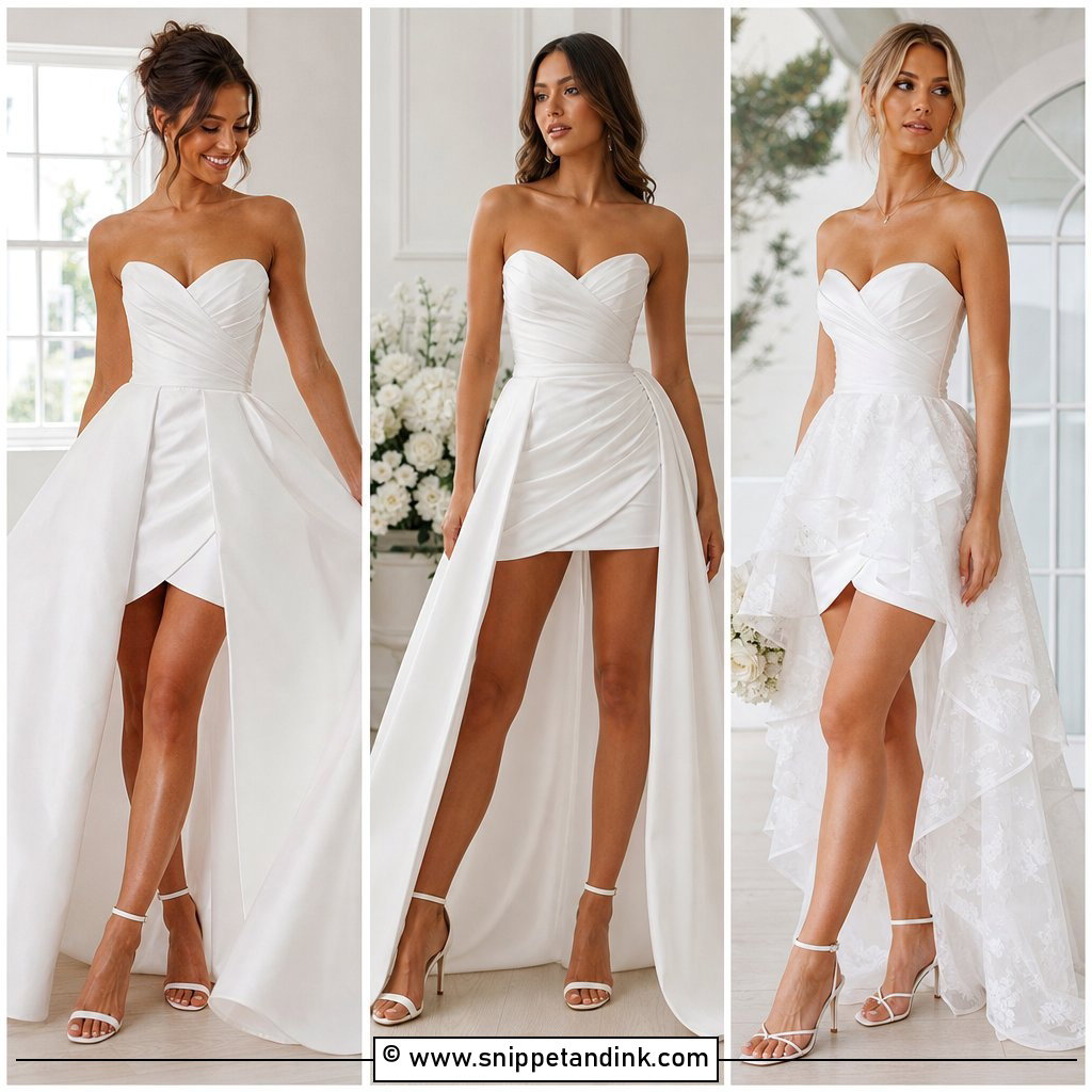 25 Convertible Wedding Dress Ideas for Two-in-One Bridal Style