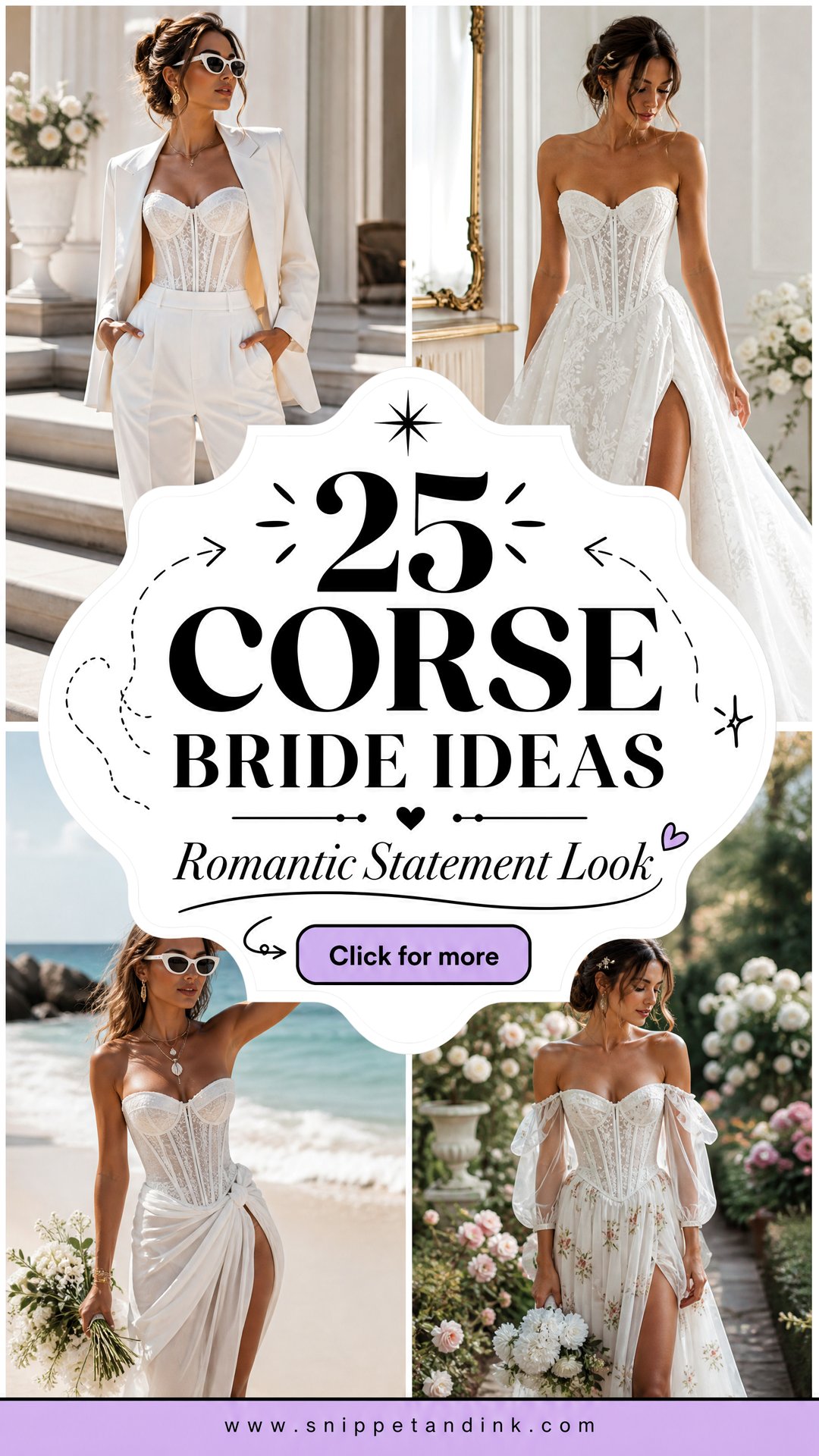 25 Corse Bride Ideas for a Romantic Statement Look - 25 Corse Bride Ideas for a Romantic Statement Look