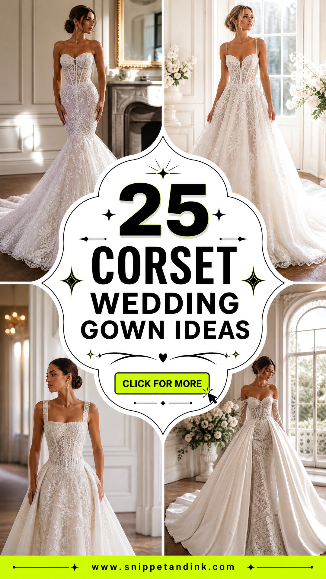 25 Corset Wedding Gown Ideas for a Sculpted Bridal Look - 25 Corset Wedding Gown Ideas for a Sculpted Bridal Look