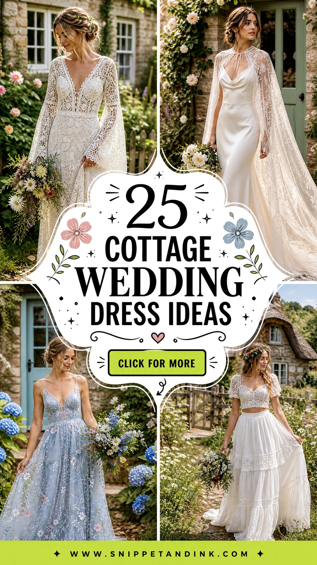 25 Cottage Wedding Dress Ideas for a Romantic Countryside Look - 25 Cottage Wedding Dress Ideas for a Romantic Countryside Look