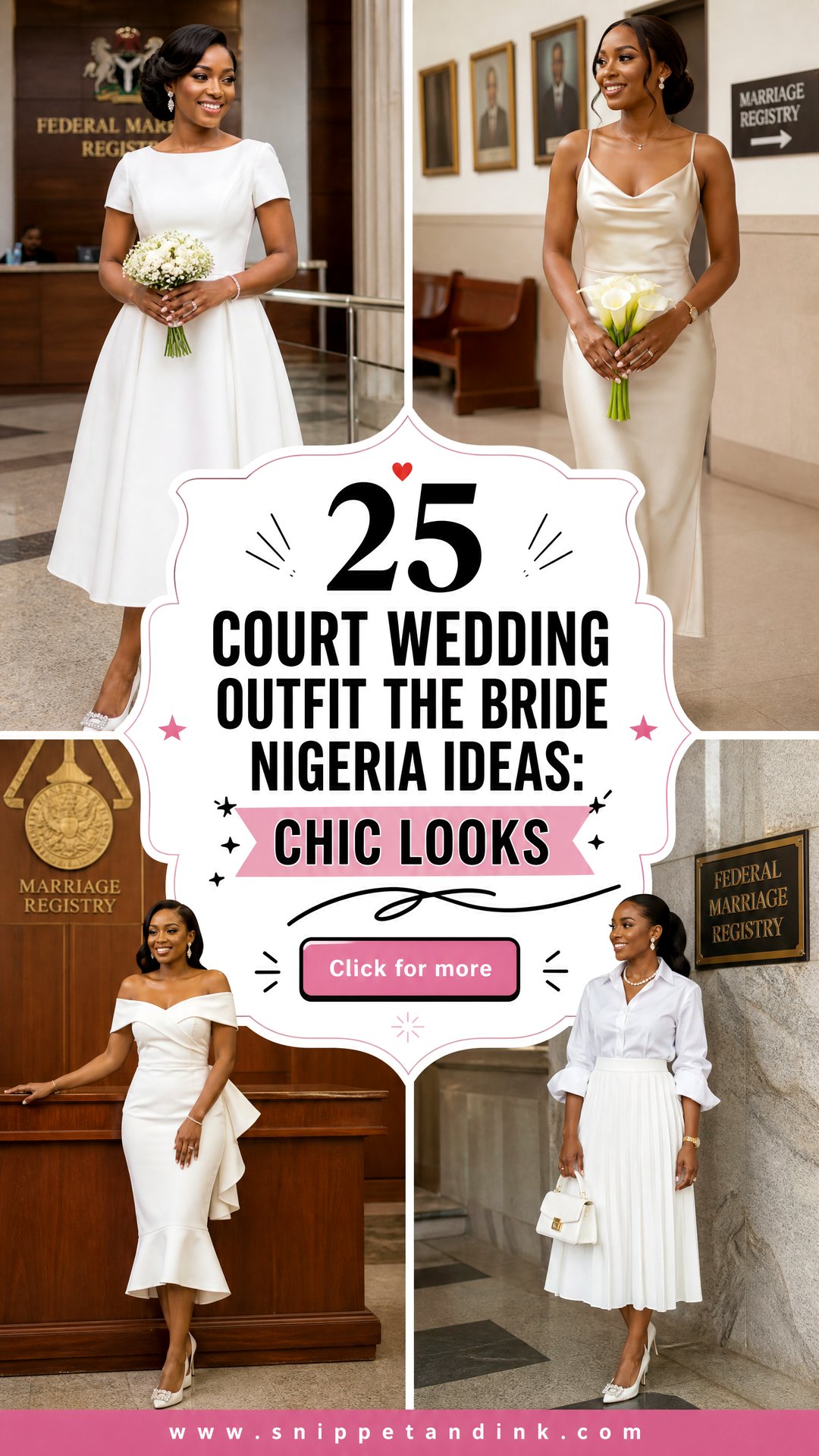 25 Court Wedding Outfit the Bride Nigeria Ideas Chic Looks - 25 Court Wedding Outfit the Bride Nigeria Ideas: Chic Looks