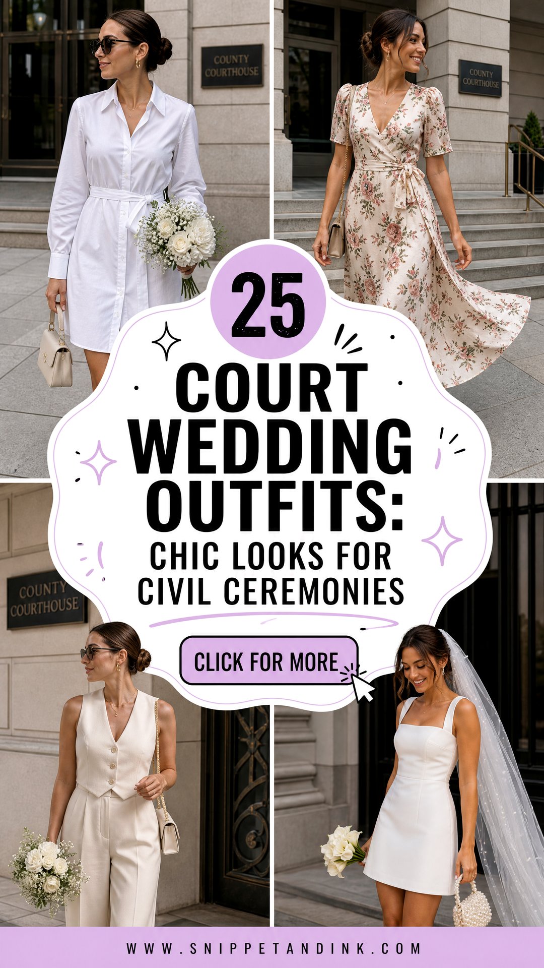 25 Court Wedding Outfits Chic Looks for Civil Ceremonies - 25 Court Wedding Outfits: Chic Looks for Civil Ceremonies