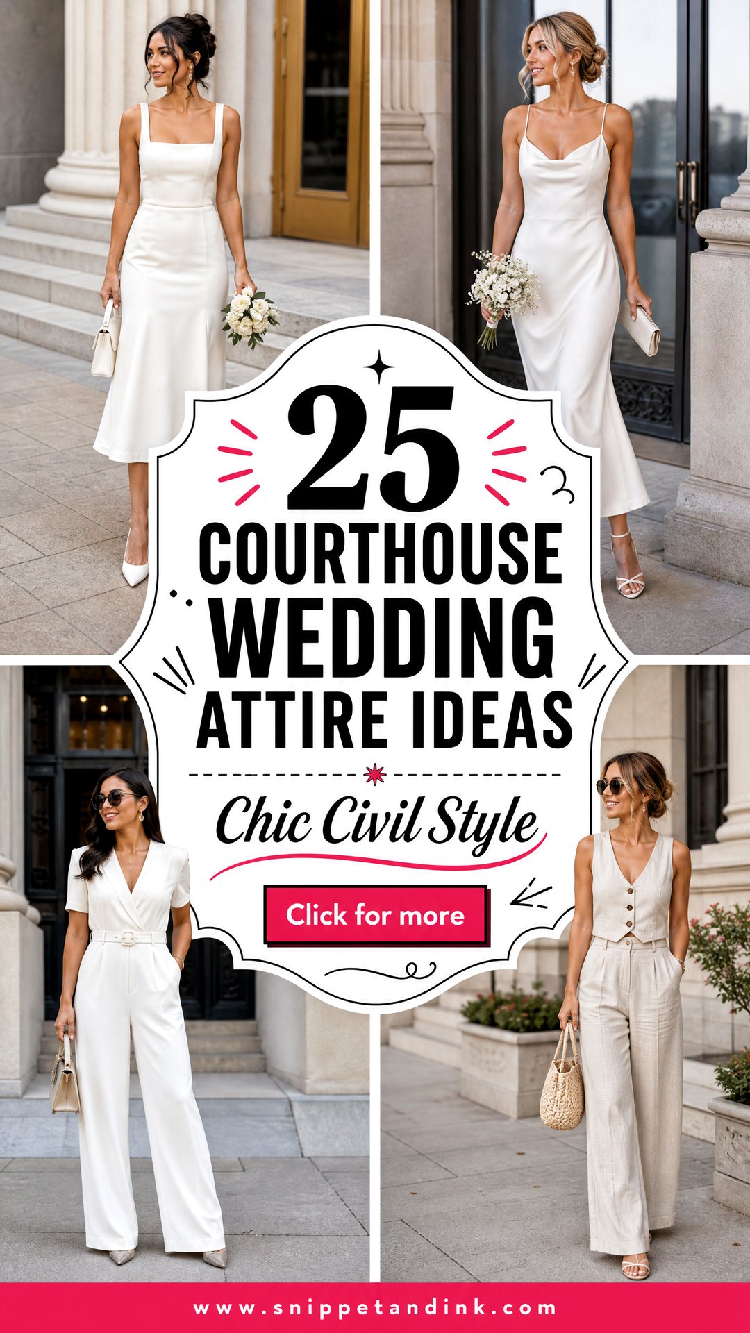 25 Courthouse Wedding Attire Ideas for Effortless Style - 25 Courthouse Wedding Attire Ideas for Effortless Style