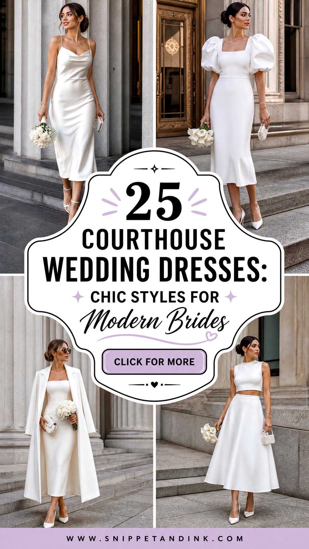25 Courthouse Wedding Dresses Chic Styles for Modern Brides - 25 Courthouse Wedding Dresses: Chic Styles for Modern Brides