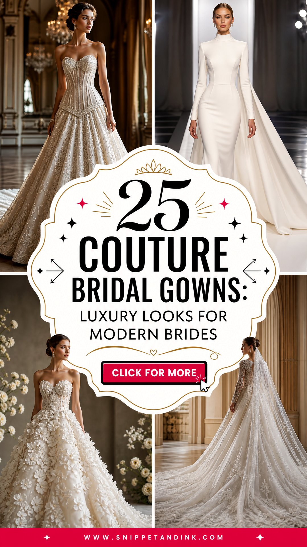 25 Couture Bridal Gowns Luxury Looks for Modern Brides - 25 Couture Bridal Gowns: Luxury Looks for Modern Brides