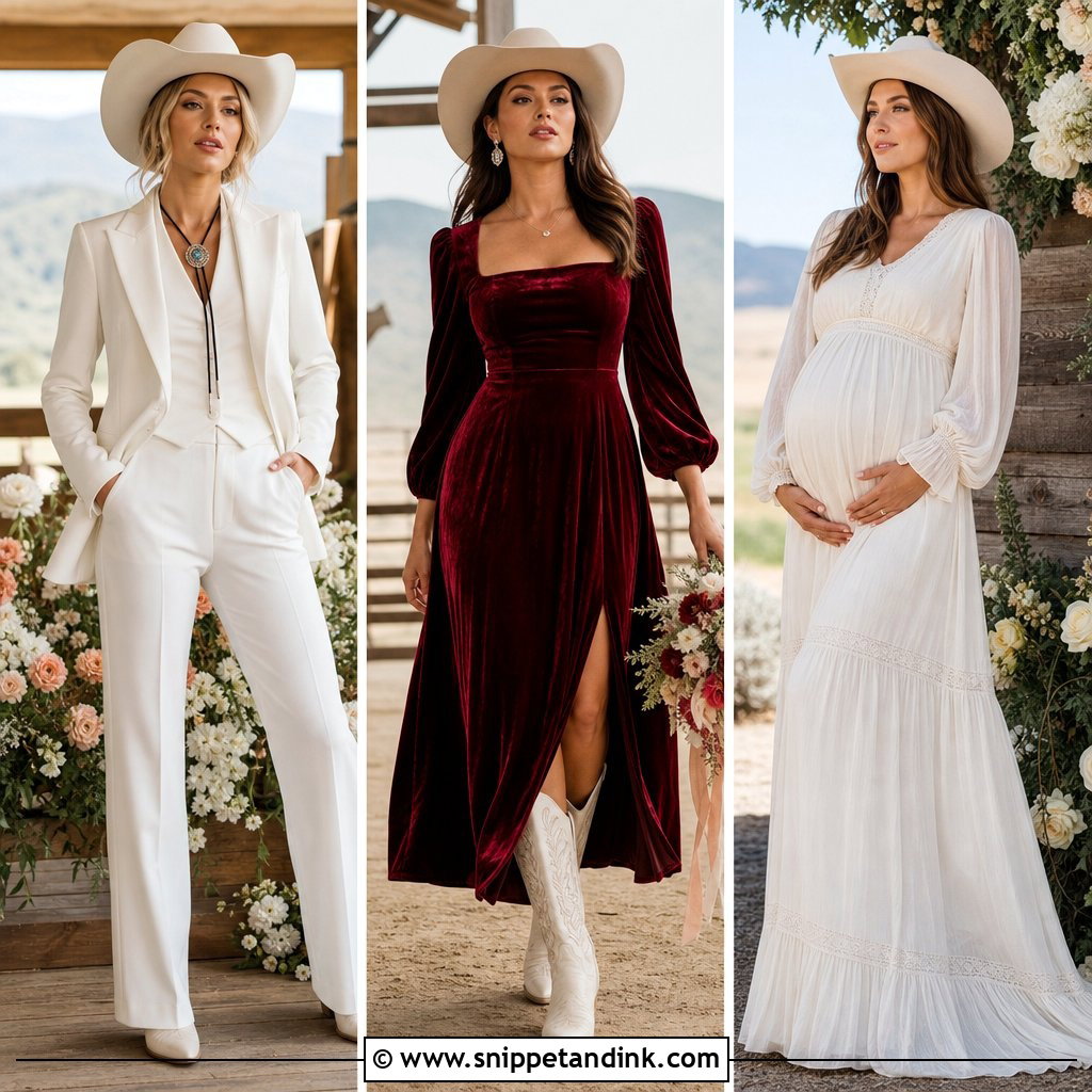 25 Cowboy Wedding Attire Ideas Stylish Western Wedding Looks