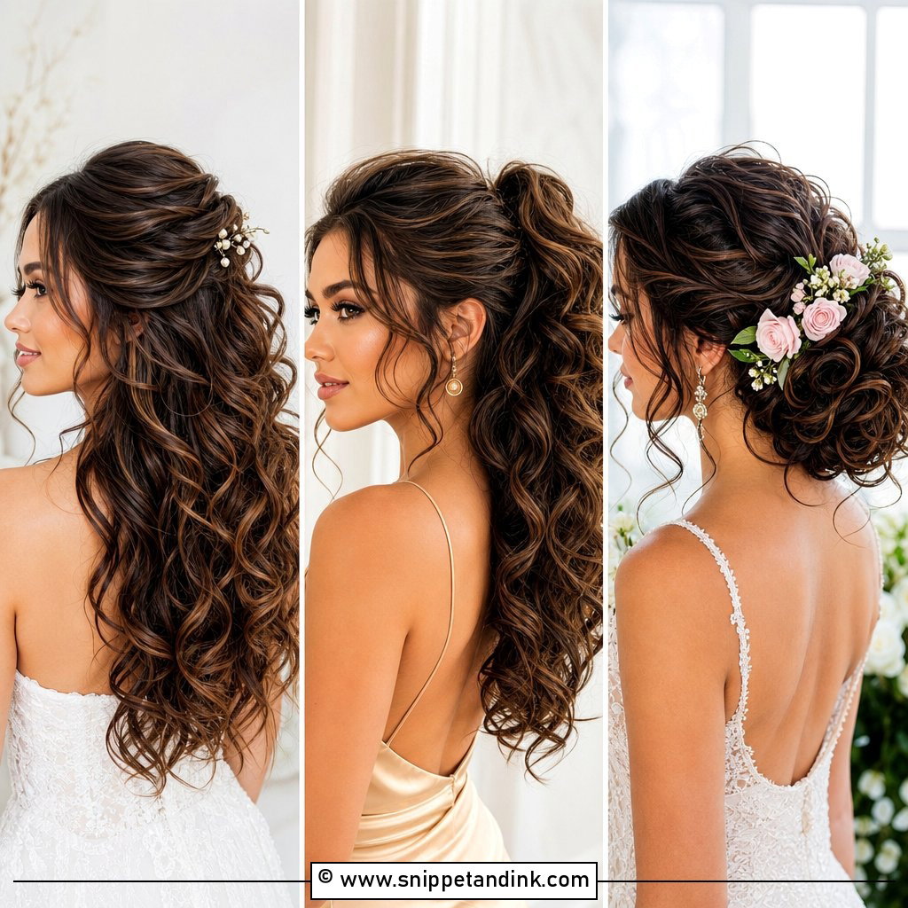 25 Curled Wedding Hair Ideas for Timeless Bridal Beauty
