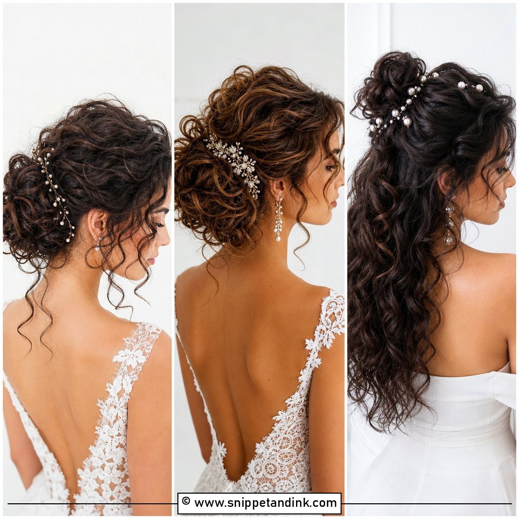 25 Curly Bridal Hairstyles for a Gorgeous Textured Look