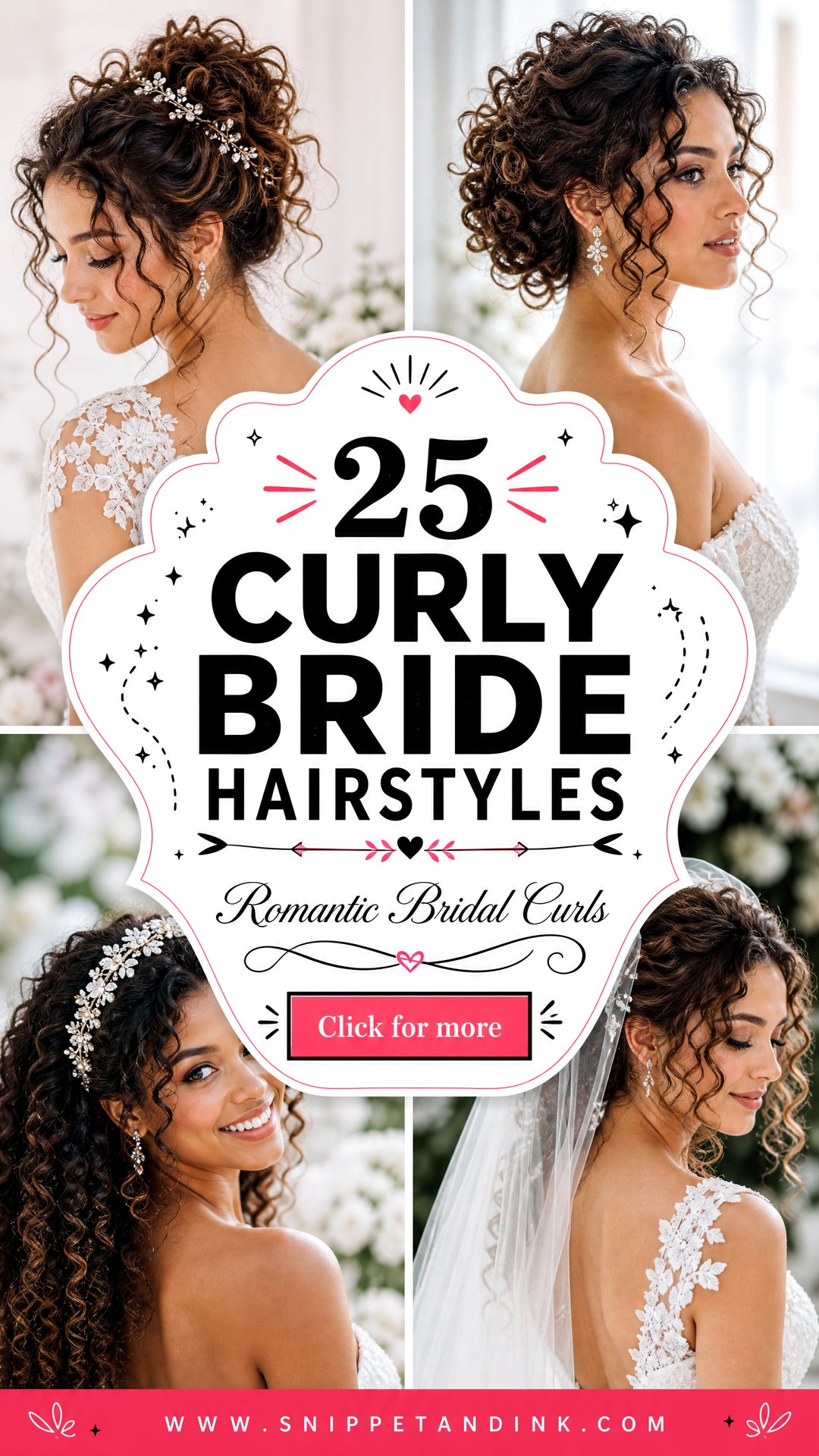 25 Curly Bride Hairstyles for Romantic Photo-Ready Hair - 25 Curly Bride Hairstyles for Romantic, Photo-Ready Hair