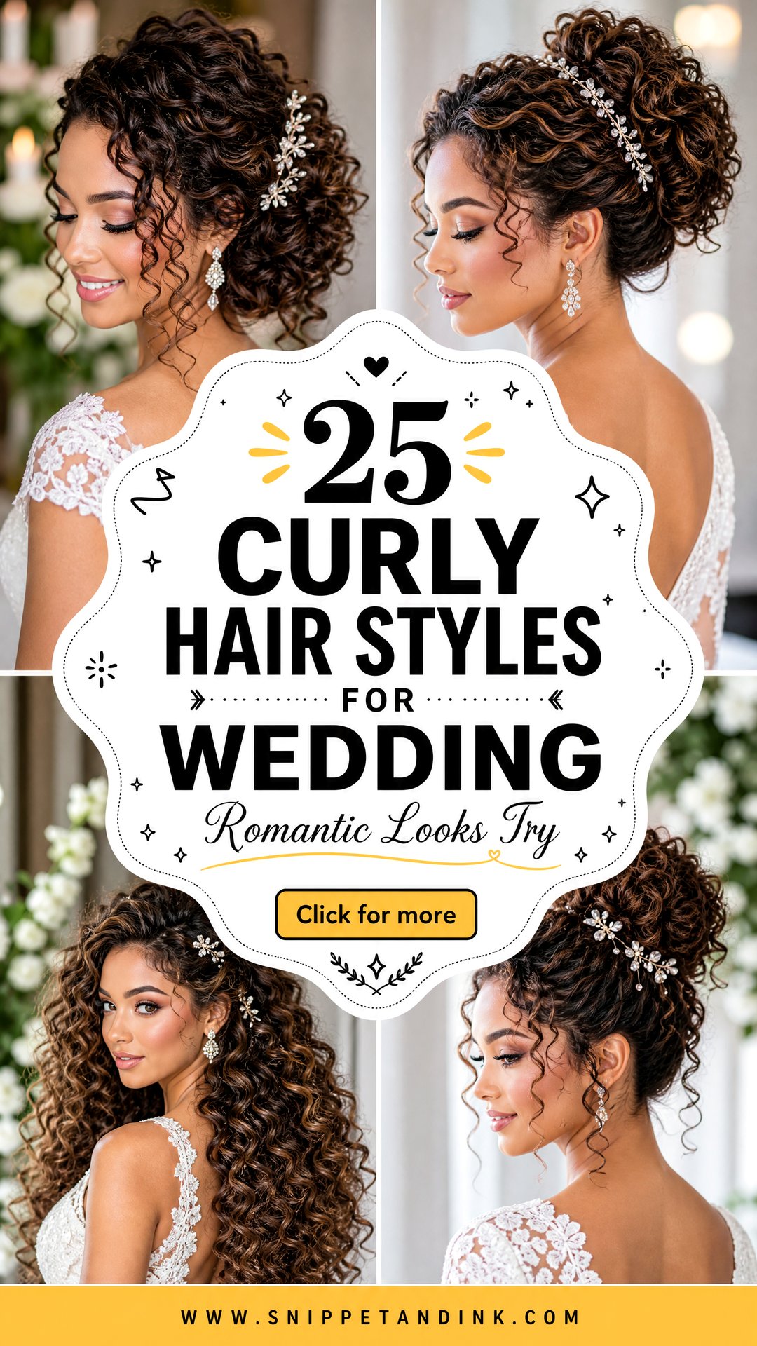 25 Curly Hair Styles for Wedding Romantic Looks to Try - 25 Curly Hair Styles for Wedding: Romantic Looks to Try