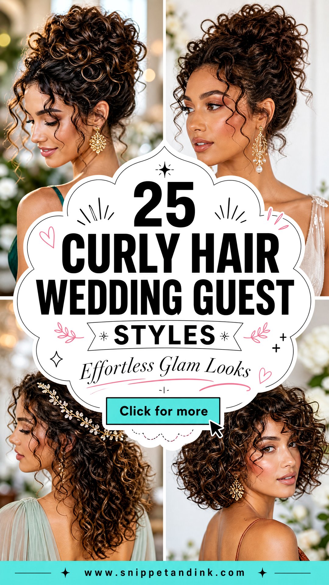25 Curly Hair Wedding Guest Styles for Effortless Glam Looks - 25 Curly Hair Wedding Guest Styles for Effortless Glam Looks