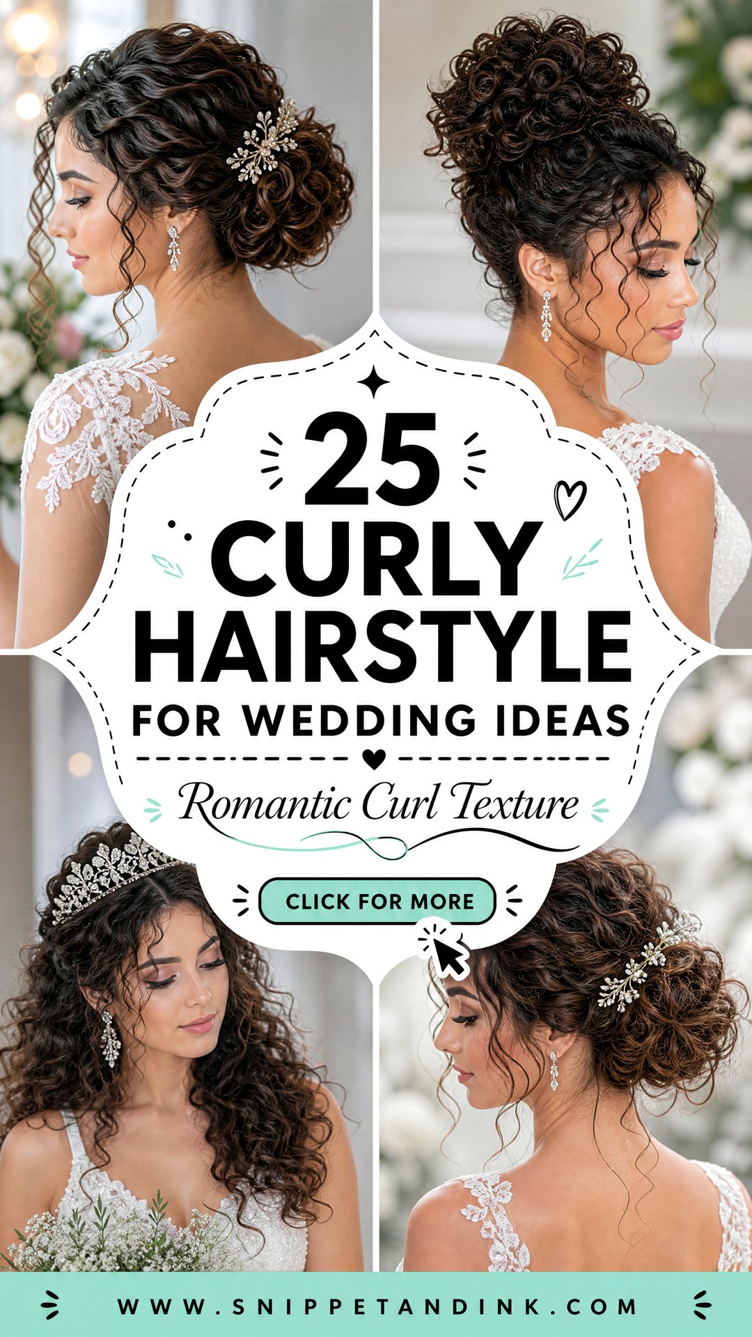 25 Curly Hairstyle for Wedding Ideas for Romantic Texture - 25 Curly Hairstyle for Wedding Ideas for Romantic Texture