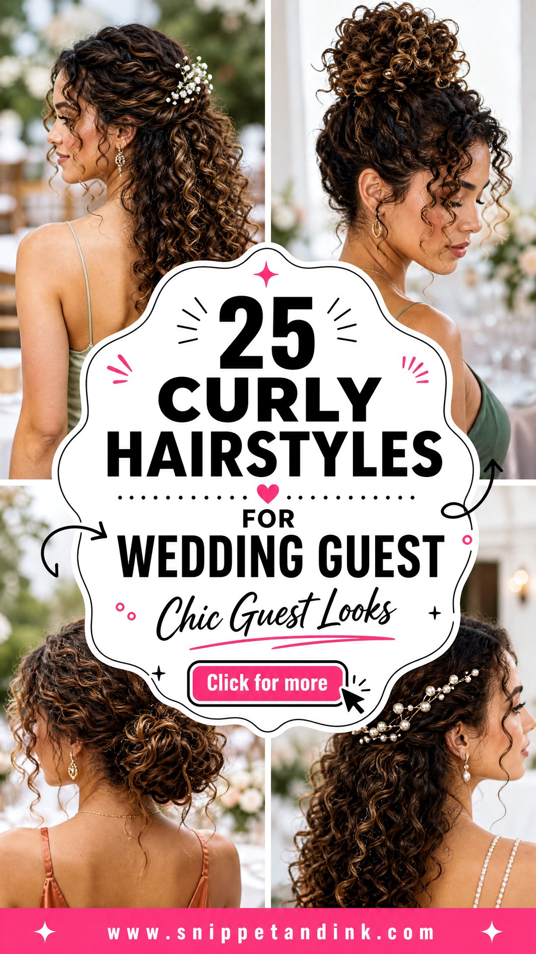 25 Curly Hairstyles for Wedding Guest Looks That Feel Chic - 25 Curly Hairstyles for Wedding Guest Looks That Feel Chic