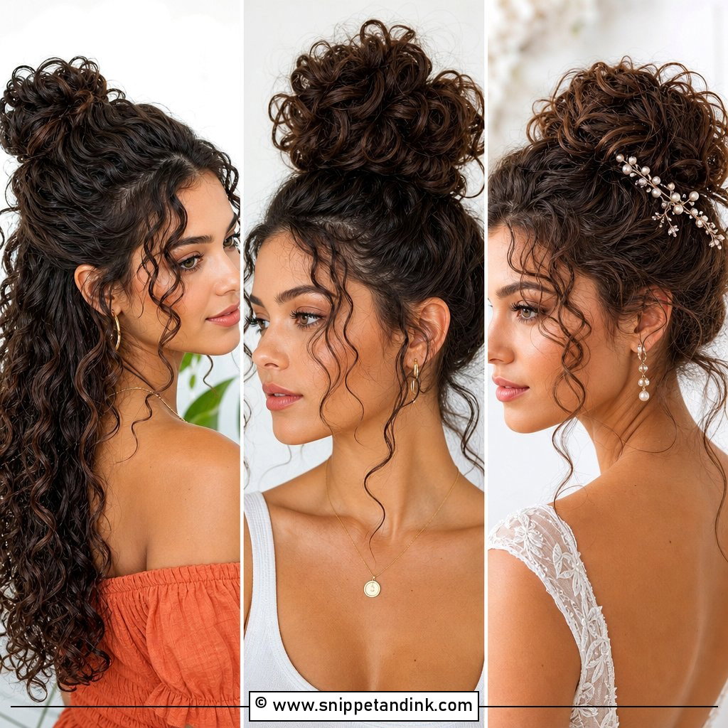 25 Curly Hairstyles for Wedding Guest Looks That Feel Chic