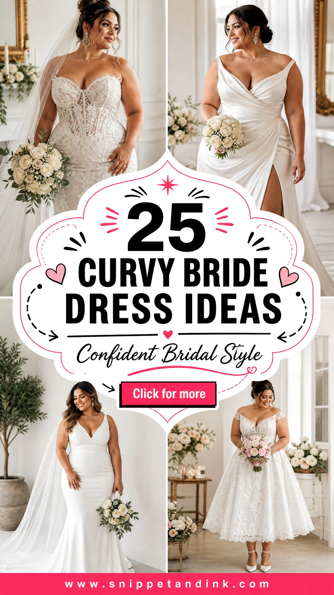 25 Curvy Bride Dress Ideas for Confident Wedding Style - 25 Curvy Bride Dress Ideas for Confident Wedding Style
