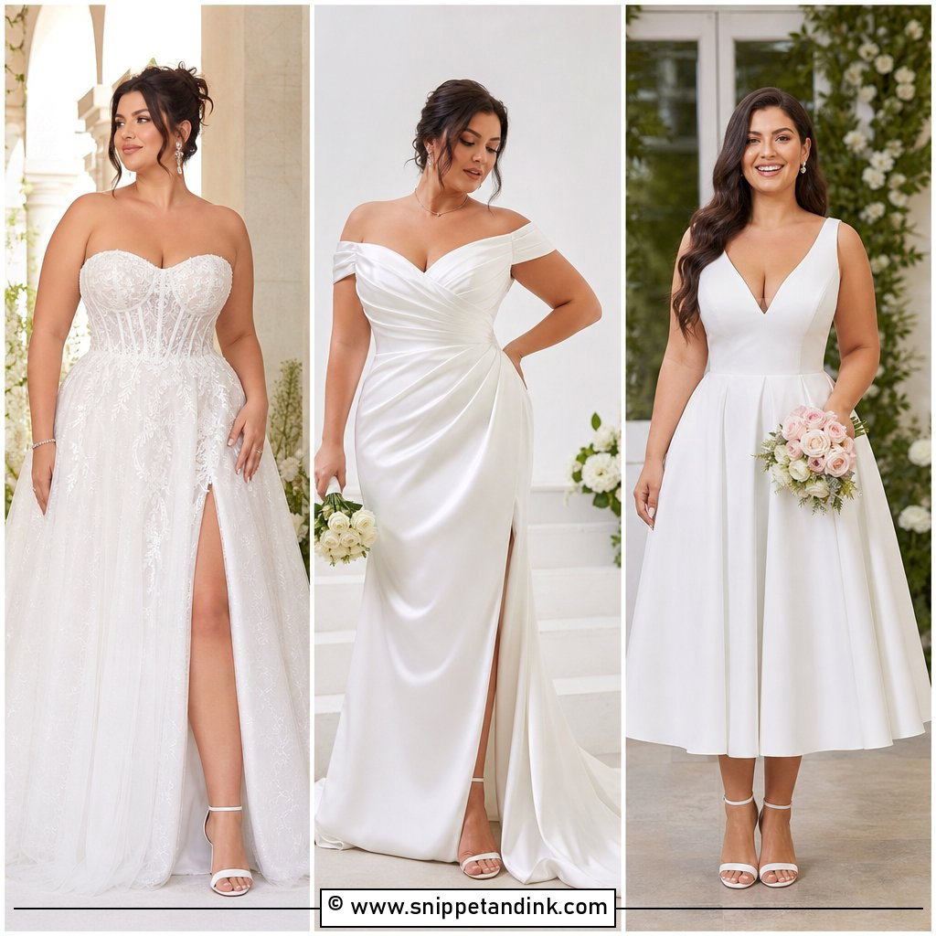 25 Curvy Bride Dress Ideas for Confident Wedding Style