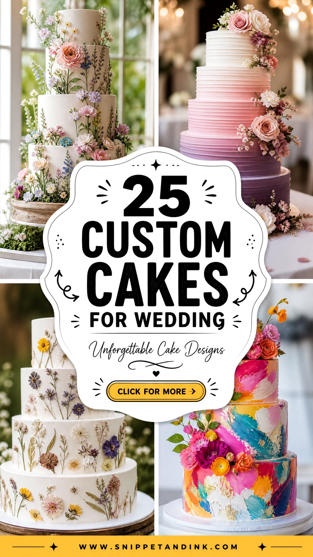 25 Custom Cakes for Wedding Unique Designs Guests Remember - 25 Custom Cakes for Wedding: Unique Designs Guests Remember