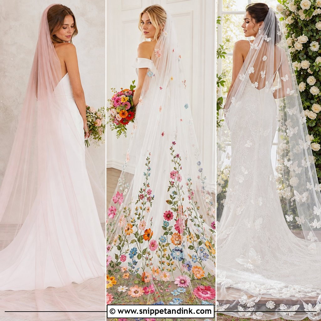 25 Custom Veil Ideas Personal Touches for a Dreamy Bridal Look