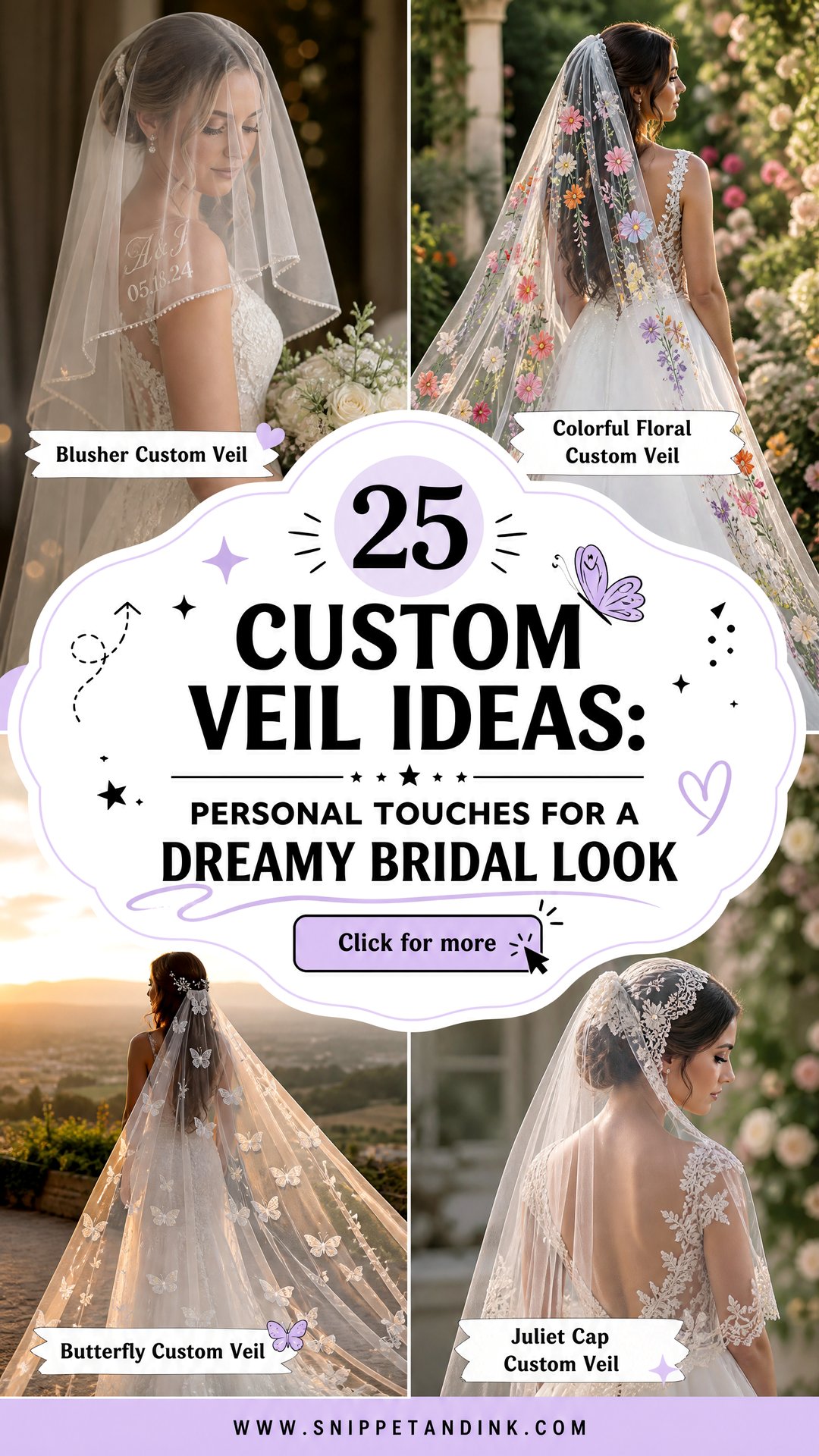 25 Custom Veil Ideas Personal Touches for a Dreamy Bridal Look - 25 Custom Veil Ideas: Personal Touches for a Dreamy Bridal Look