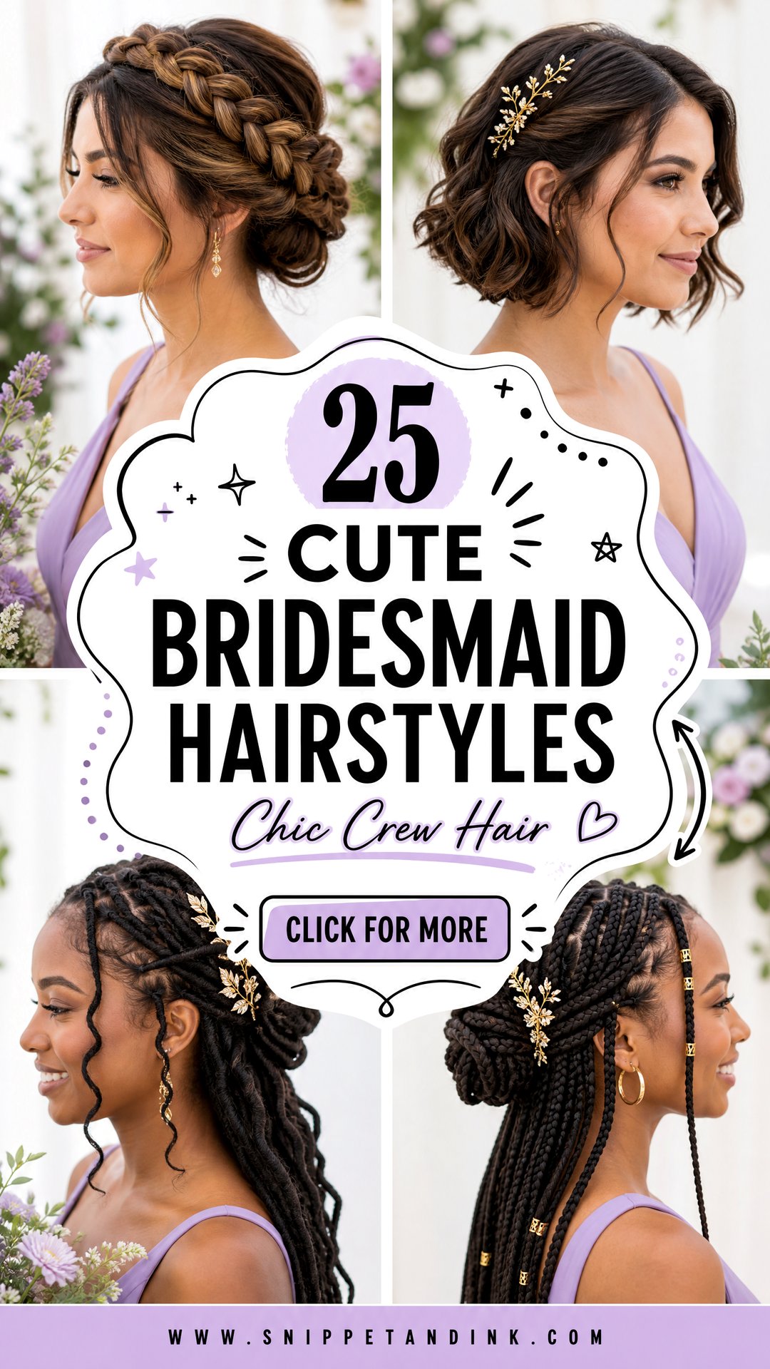 25 Cute Bridesmaid Hairstyles Pretty Ideas for Wedding Crews - 25 Cute Bridesmaid Hairstyles: Pretty Ideas for Wedding Crews