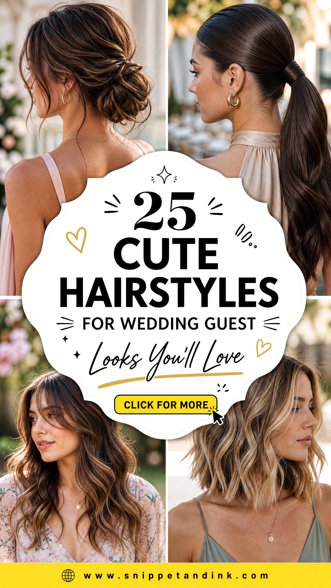 25 Cute Hairstyles for Wedding Guest Looks Youll Love - 25 Cute Hairstyles for Wedding Guest Looks You’ll Love