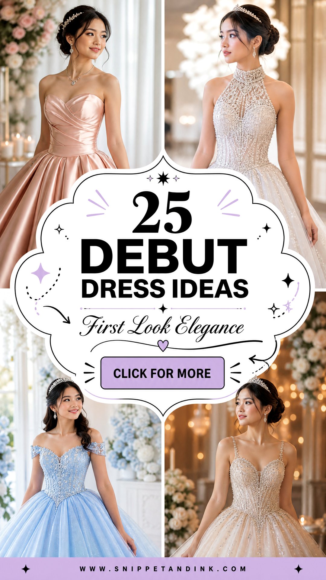 25 Debut Dress Ideas for a Stunning First Impression Look - 25 Debut Dress Ideas for a Stunning First Impression Look