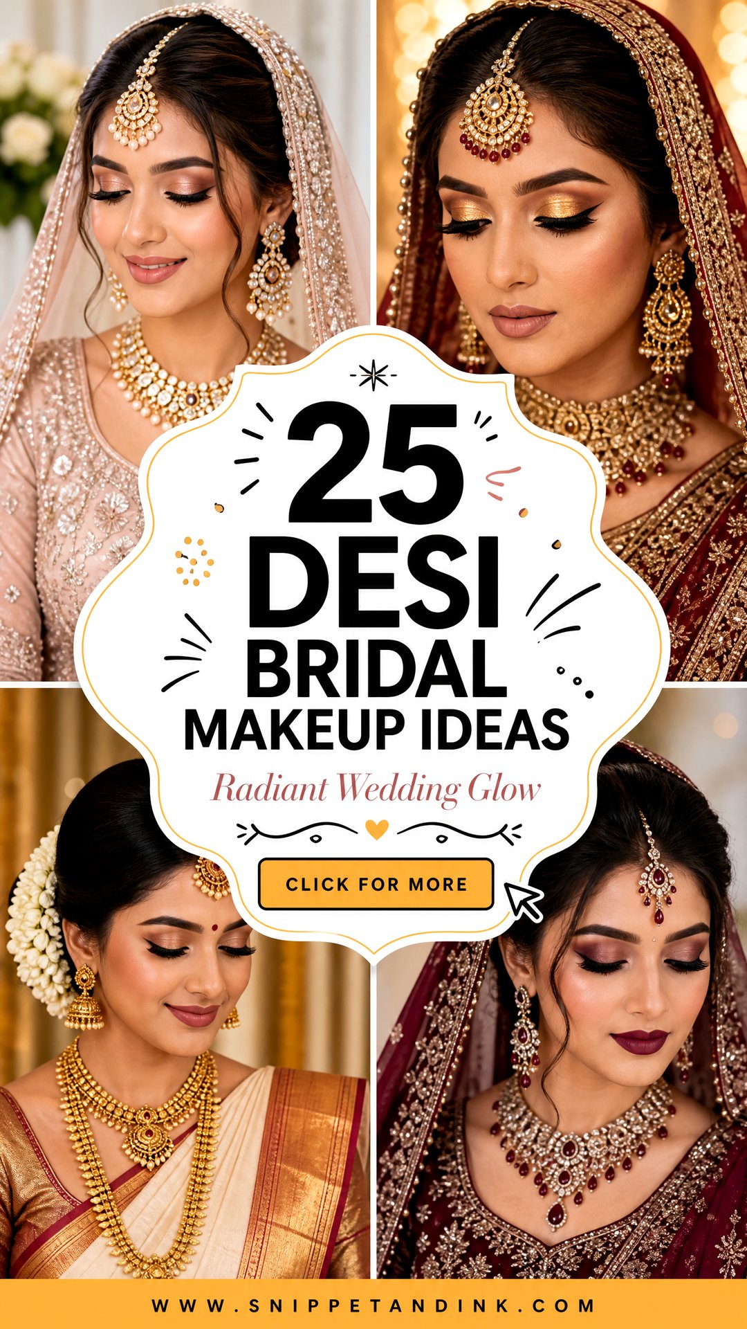 25 Desi Bridal Makeup Ideas for a Radiant Wedding Glow - 25 Desi Bridal Makeup Ideas for a Radiant Wedding Glow