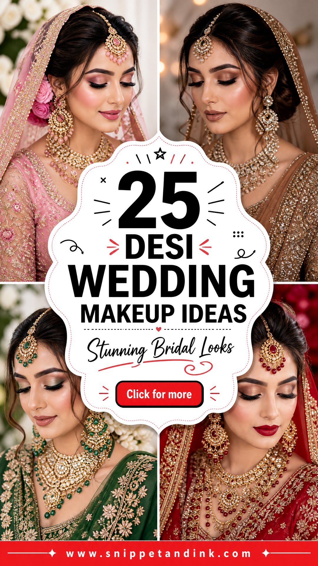 25 Desi Wedding Makeup Ideas Stunning Looks for Brides - 25 Desi Wedding Makeup Ideas: Stunning Looks for Brides