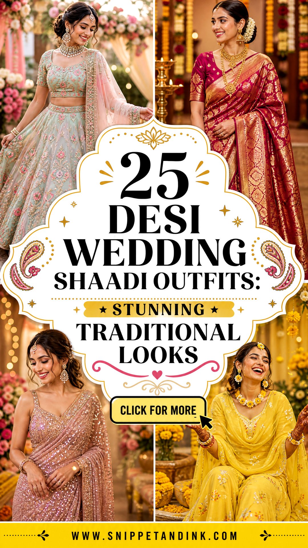 25 Desi Wedding Shaadi Outfits Stunning Traditional Looks - 25 Desi Wedding Shaadi Outfits: Stunning Traditional Looks