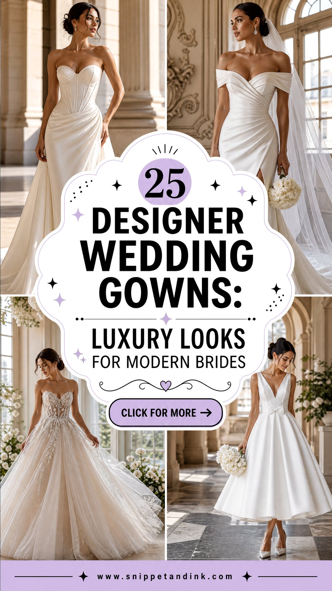 25 Designer Wedding Gowns Luxury Looks for Modern Brides - 25 Designer Wedding Gowns: Luxury Looks for Modern Brides