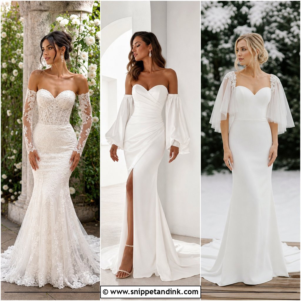 25 Detachable Sleeves Wedding Dress: Chic Convertible Styles