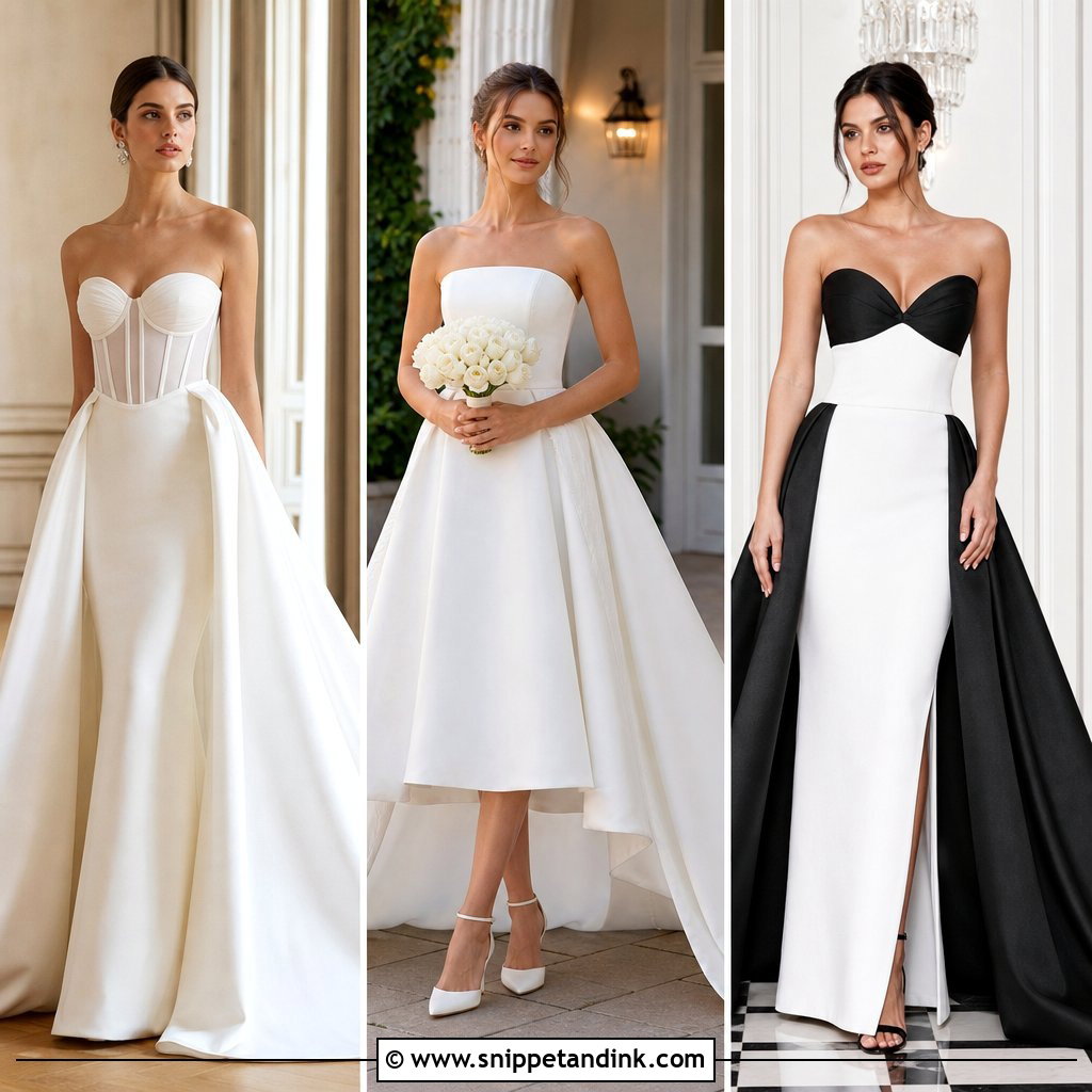 25 Detachable Train Wedding Dress Ideas