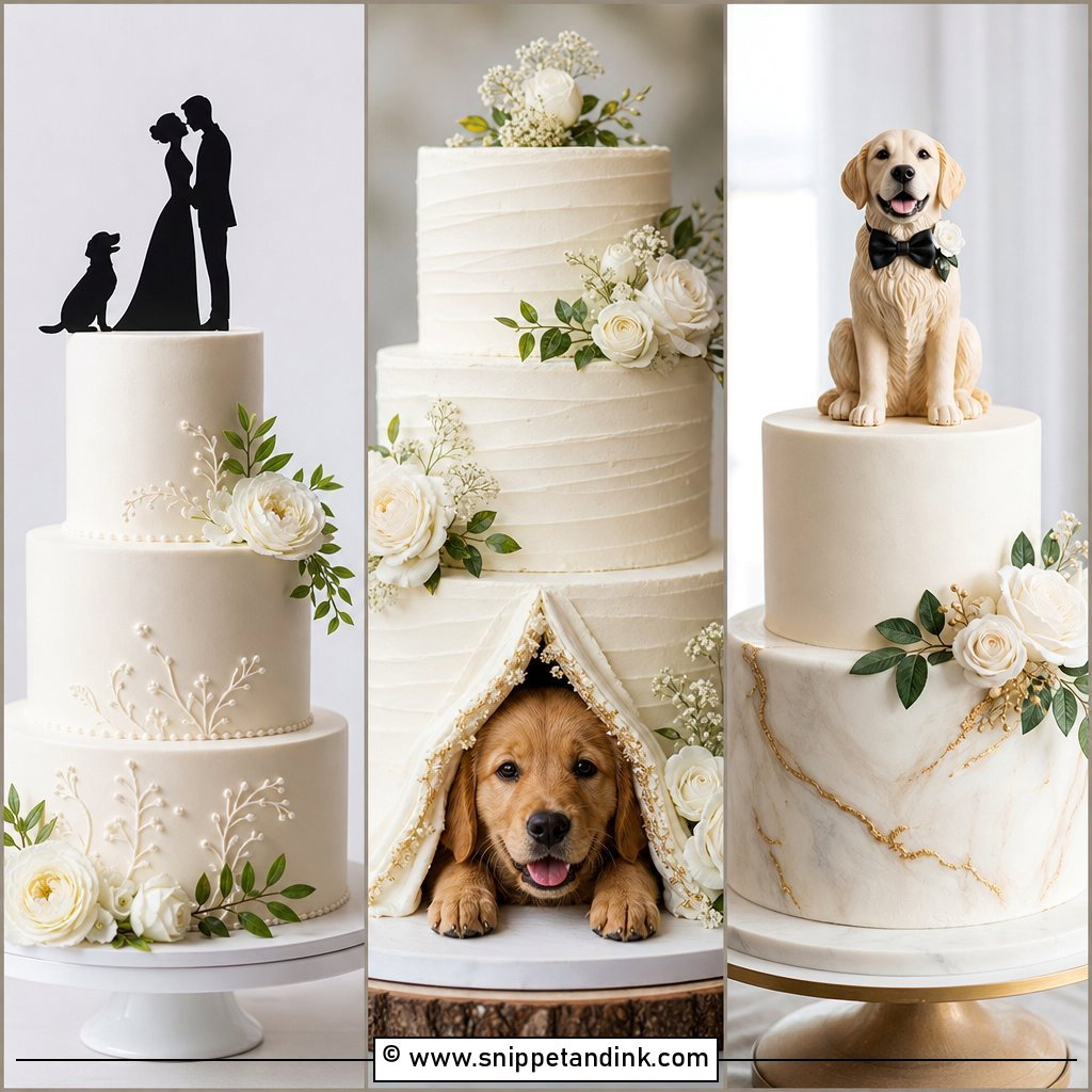 25 Dog in Wedding Cake Ideas for Pet-Loving Couples to Love